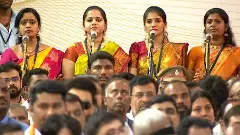 Full 6-stanza Vande Mataram played at Vijay’s swearing-in, could spark protocol debate Full 6-stanza Vande Mataram played at Vijay’s swearing-in, could spark protocol debate