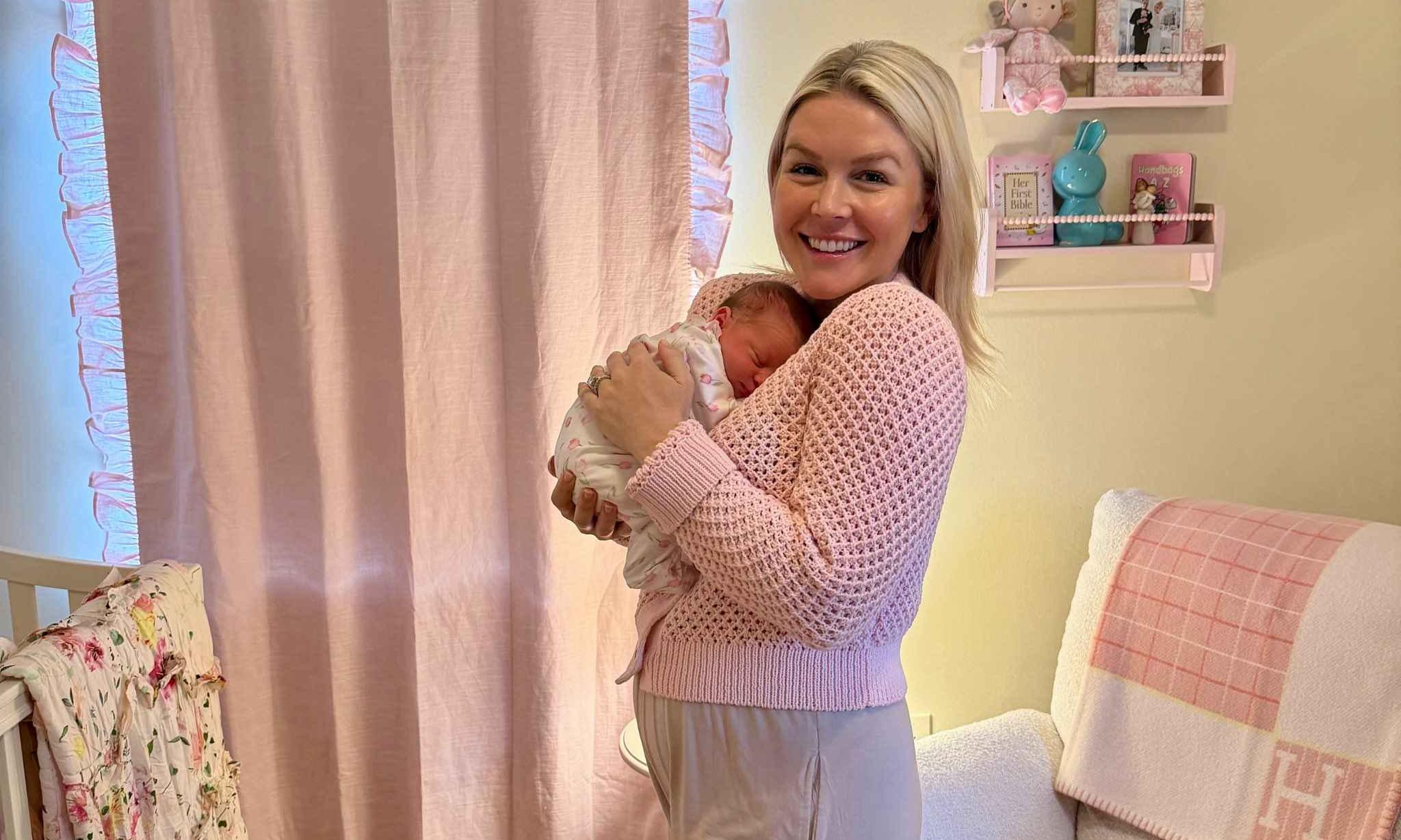 Karoline Leavitt posts baby update; Iran shoots a Minab barb