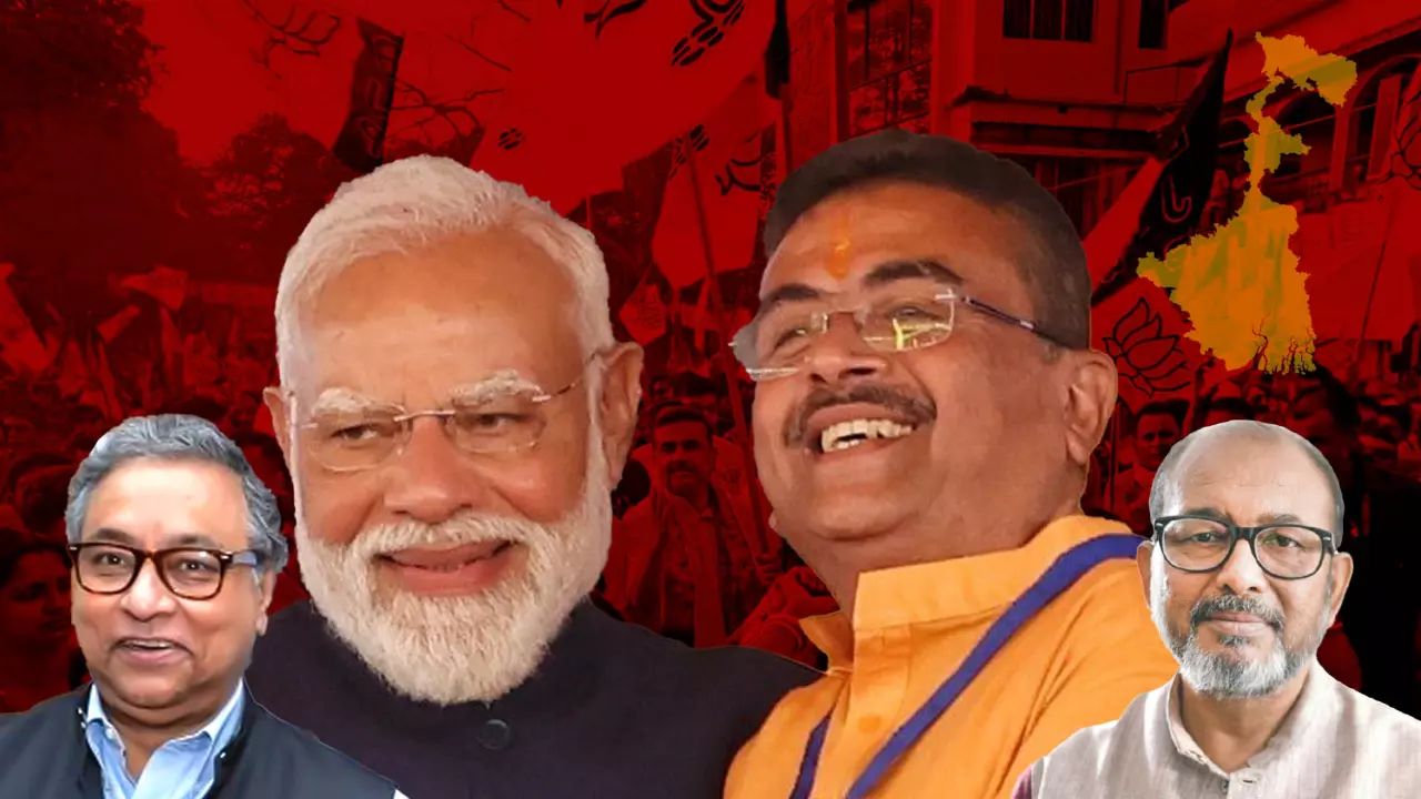 Suvendu Adhikari takes oath as the first BJP Chief Minister of West Bengal at Brigade Parade Ground, Kolkata, on May 9, 2026