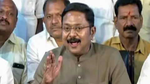 TTV Dhinakaran, general secretary of Amma Makkal Munnetra Kazhagam (AMMK) TTV Dhinakaran, general secretary of Amma Makkal Munnetra Kazhagam (AMMK)