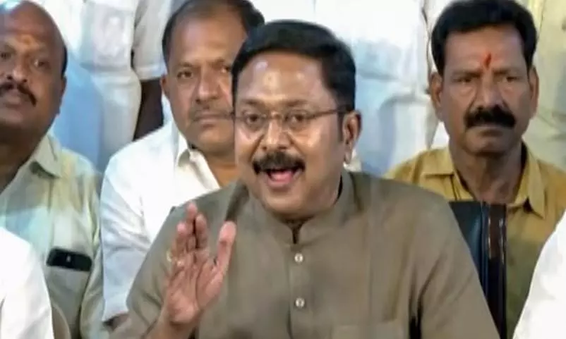 TTV Dhinakaran, general secretary of Amma Makkal Munnetra Kazhagam (AMMK) TTV Dhinakaran, general secretary of Amma Makkal Munnetra Kazhagam (AMMK)