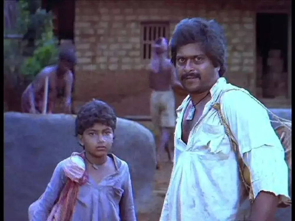 Shankar Nag with Manjunath in Malgudi Days. Photo: By special arrangement