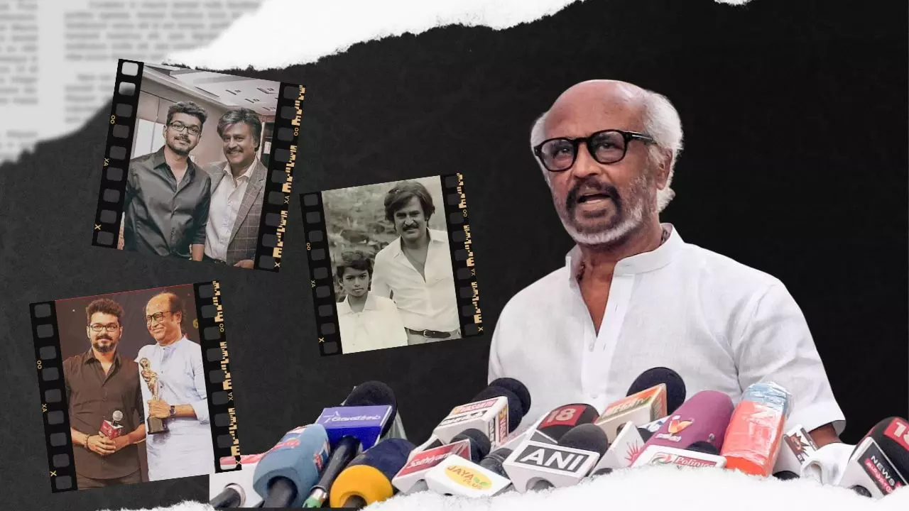 Rajinikanth reacts to Vijay victory Rajinikanth reacts to Vijay victory