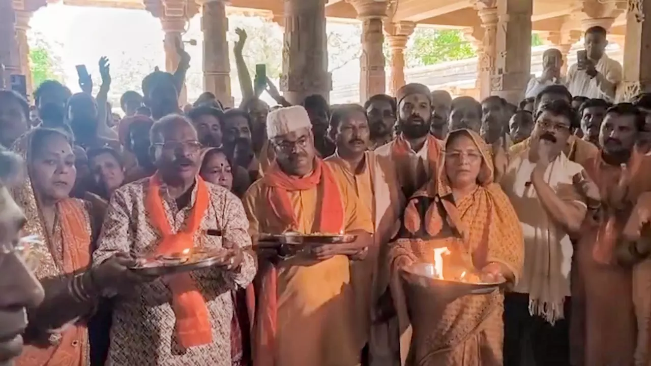 Hindus begin worship at Bhojshala complex in Dhar, Madhya Pradesh