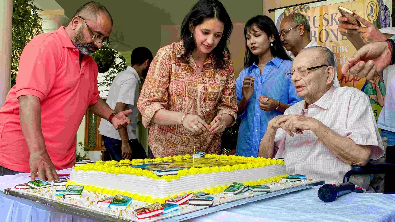 Author and poet Ruskin Bond