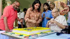 Author and poet Ruskin Bond