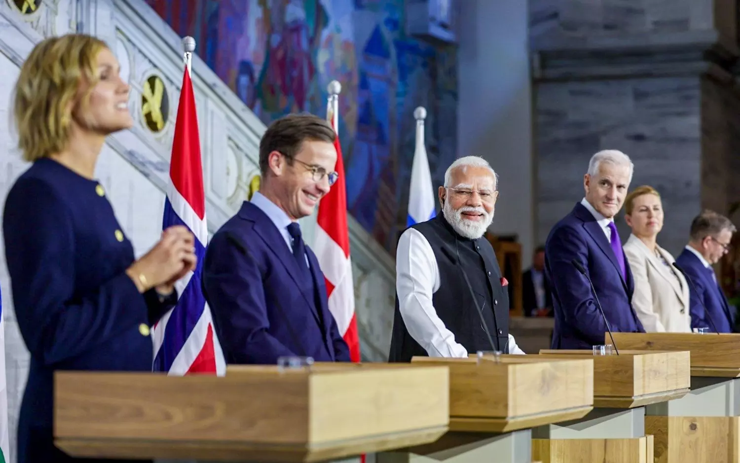 Prime Minister Narendra Modi in Nordic countries Prime Minister Narendra Modi in Nordic countries
