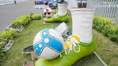 Football sculpture designed by Mamata demolished outside Salt Lake stadium