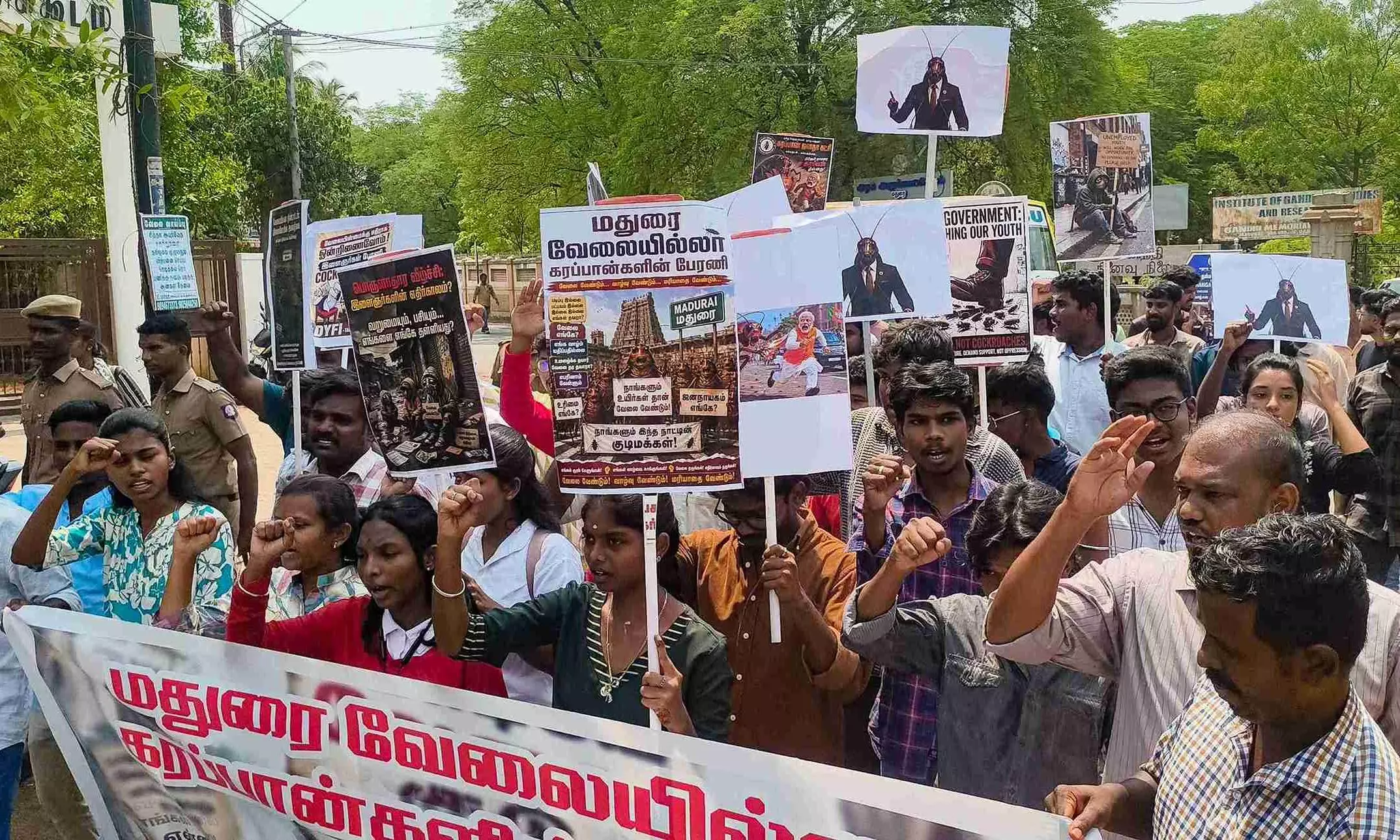 Cockroach rally Madurai Cockroach rally Madurai