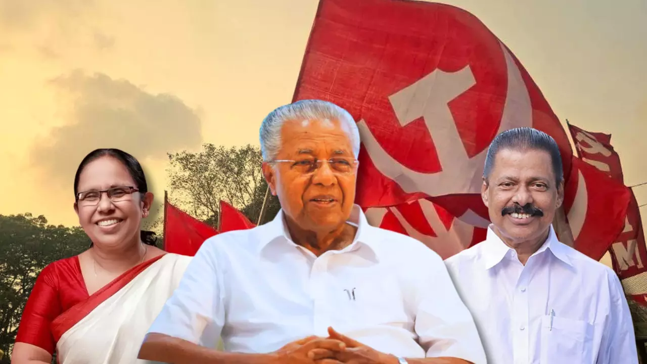 Senior CPI(M) leaders amid growing internal criticism and leadership debate in Kerala politics.
