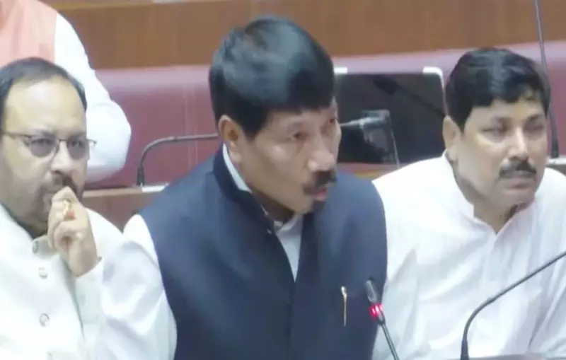 Parliamentary Affairs Minister Atul Bora (centre) Parliamentary Affairs Minister Atul Bora (centre)