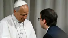 What is Anthropics Olah doing in the Vatican with Pope?