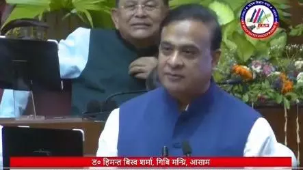 Assam Chief Minister Himanta Biswa Sarma in Assembly
