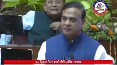 Assam Chief Minister Himanta Biswa Sarma in Assembly