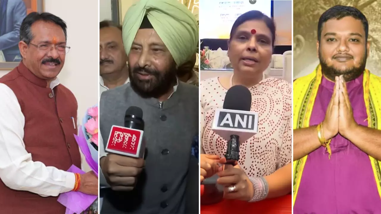 BJP appoints chiefs of four states