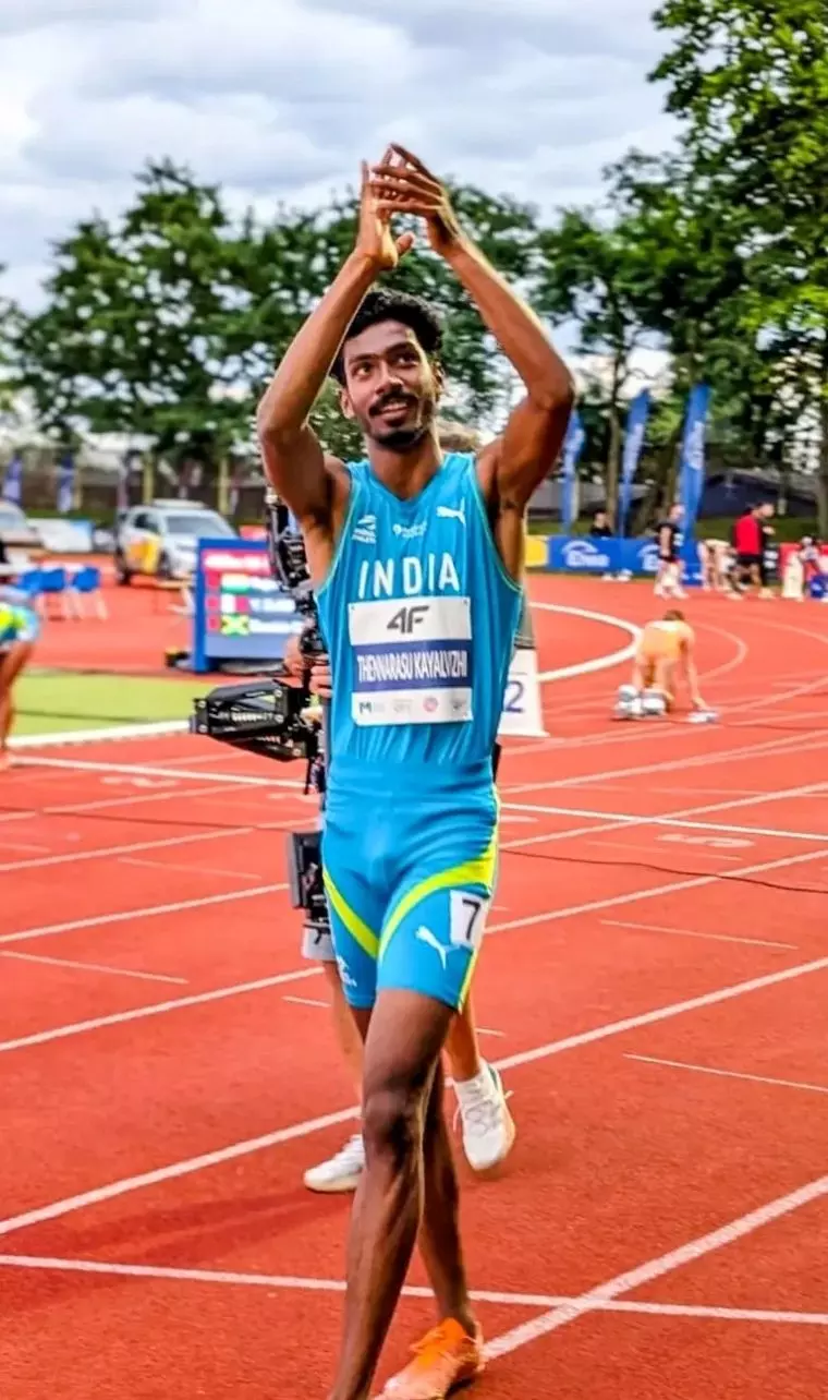 Vishal Thennarasu Kayalvizhi has become the first Indian athlete ever to run sub-45 seconds in the 400metres category. Photo: Wikimedia Commons