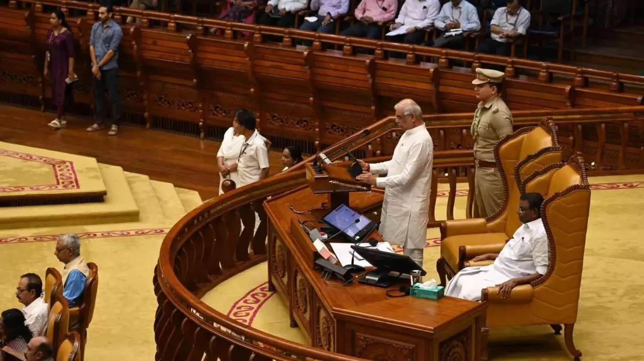Governor Rajendra Arlekar in Kerala Assembly