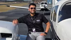 Dave Fiji (26), a Delta Air Lines pilot
