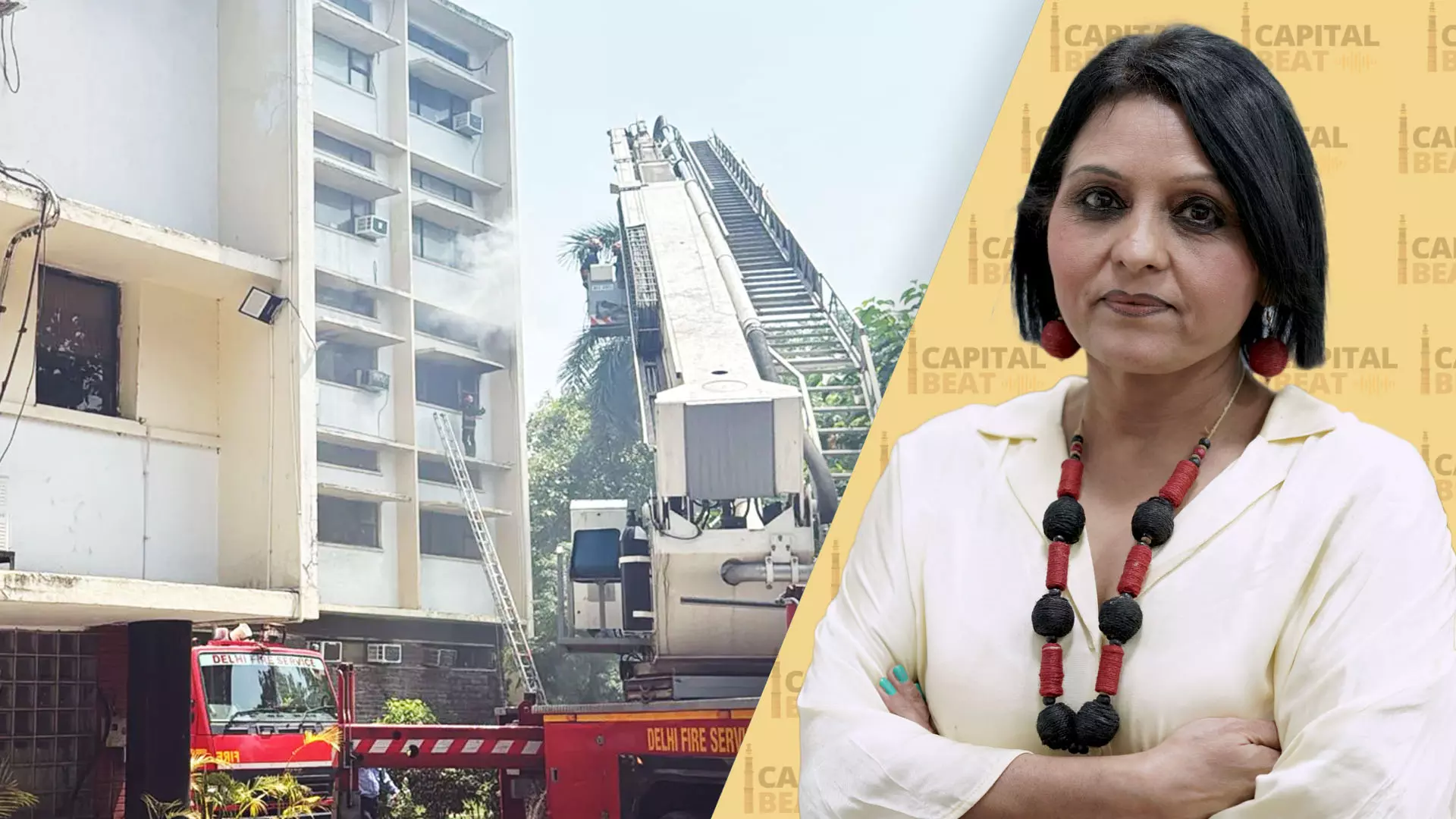 There was a fire at a Delhi campus and ANI said it was at an office of the Union Education Ministry. There was a fire at a Delhi campus and ANI said it was at an office of the Union Education Ministry.