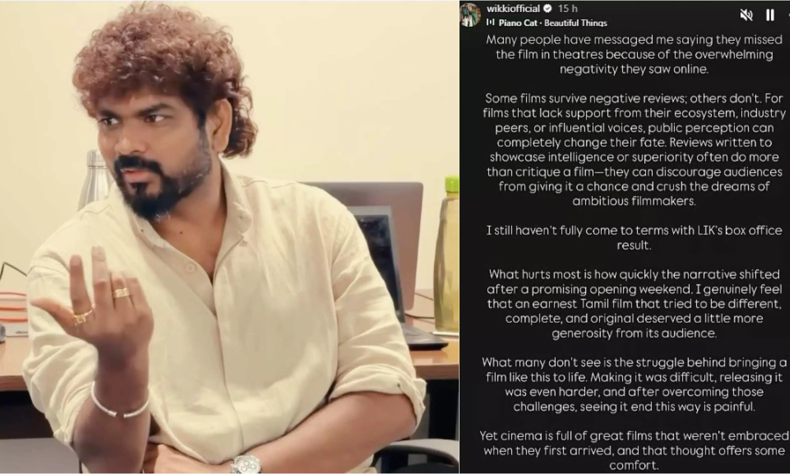 Vignesh Shivan blames critics for LICs failure: Is he missing the point? Vignesh Shivan blames critics for LICs failure: Is he missing the point?
