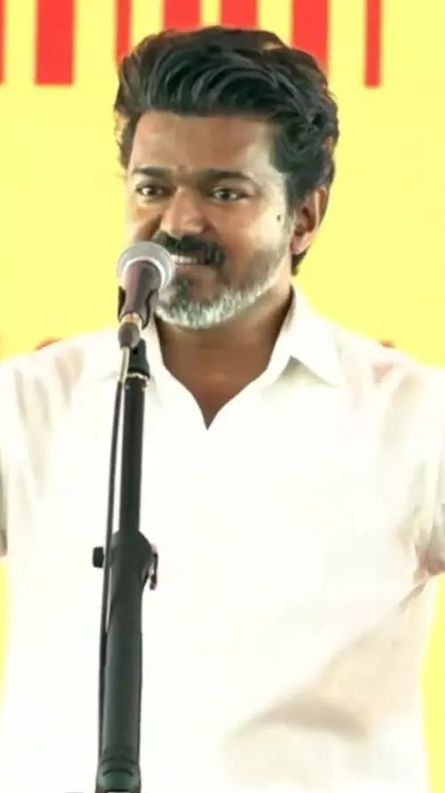 Vijay slammed Stalin and BJP in his first public meeting as CM Vijay slammed Stalin and BJP in his first public meeting as CM