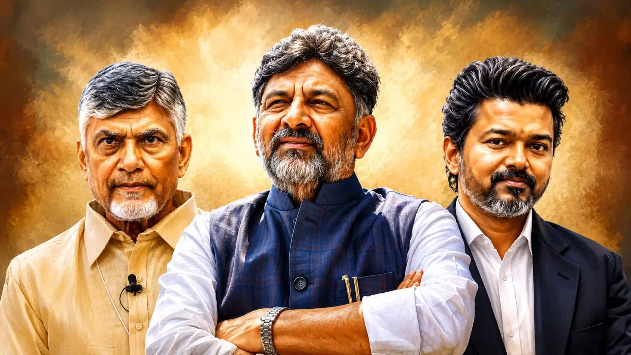 D K Shivakumar, Chandrababu Naidu and C. Joseph Vijay, India