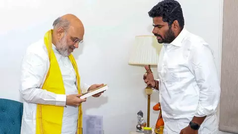 Annamalai meets Amit Shah; did BJP just hold him back? Annamalai meets Amit Shah; did BJP just hold him back?