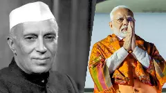 PM Narendra Modi and Jawaharlal Nehru