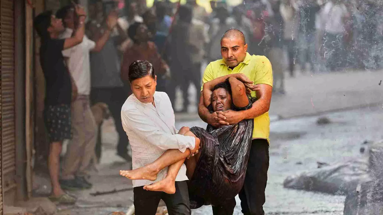 Delhi hotel fire
