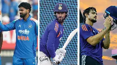 Shreyas Iyer, Tilak Varma, Ishan Kishan