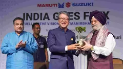 Nitin Gadkari, Hisashi Takeuchi, Hardeep Singh Puri