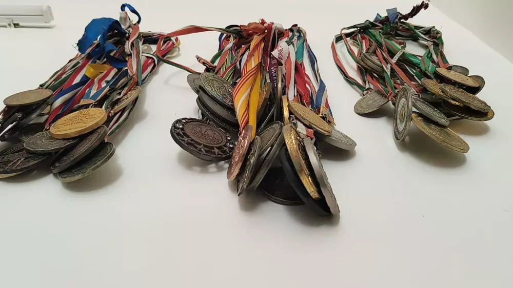 Medals won by the girls kept at the family home in Balali. Photo: Sat Singh Medals won by the girls kept at the family home in Balali. Photo: Sat Singh