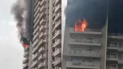 Fire breaks out in 12th-floor flat of Noida high-rise, building evacuated