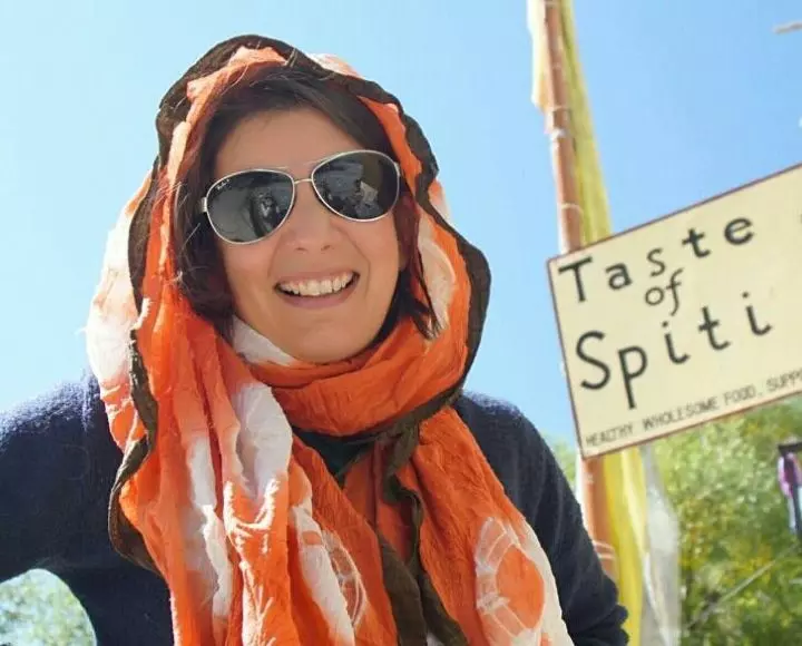 Ishita Khanna in Spiti. Photo: By special arrangement