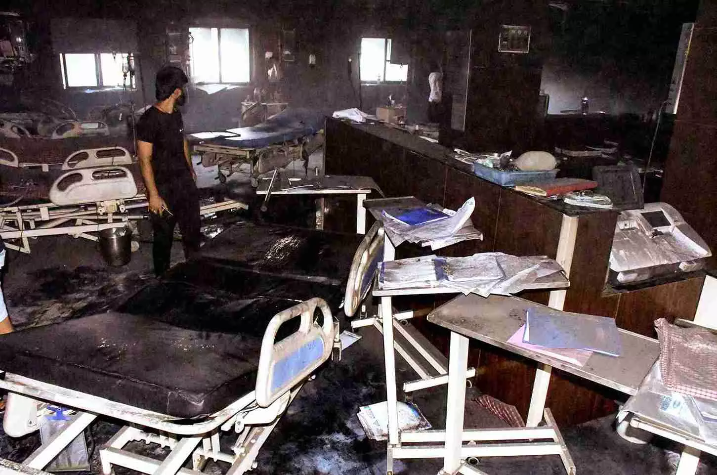 After 7 deaths in hospital fire, 13 private clinics sealed in Muzaffarpur After 7 deaths in hospital fire, 13 private clinics sealed in Muzaffarpur