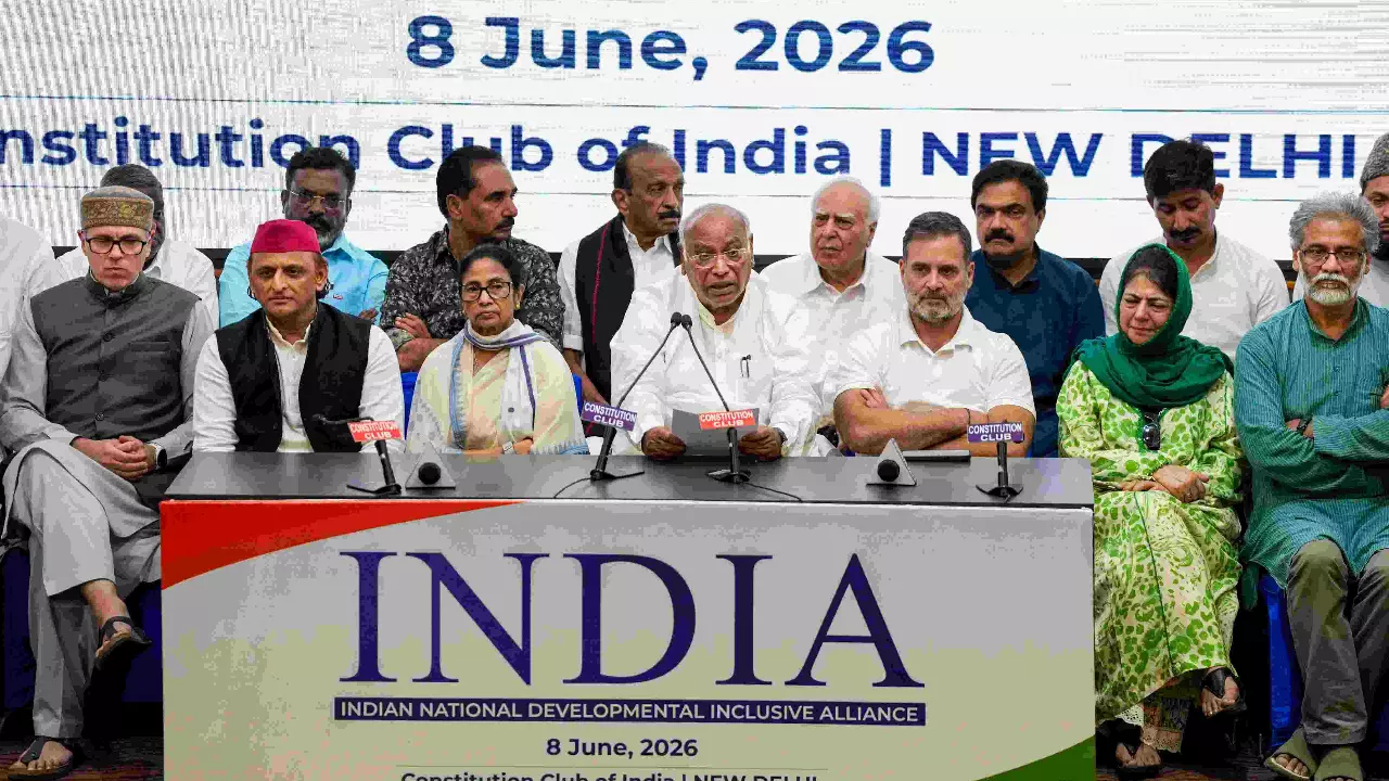 INDIA bloc press conference