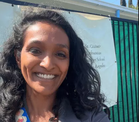 Kerala-born Nithya Raman in second spot in primary for LA mayor poll Kerala-born Nithya Raman in second spot in primary for LA mayor poll