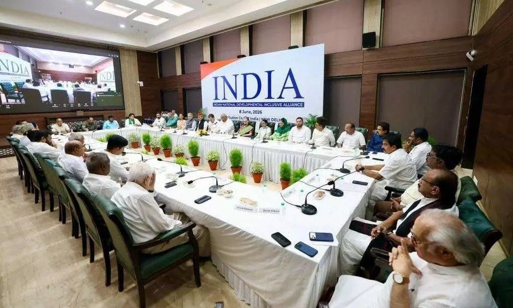 INDIA bloc meeting in Delhi INDIA bloc meeting in Delhi