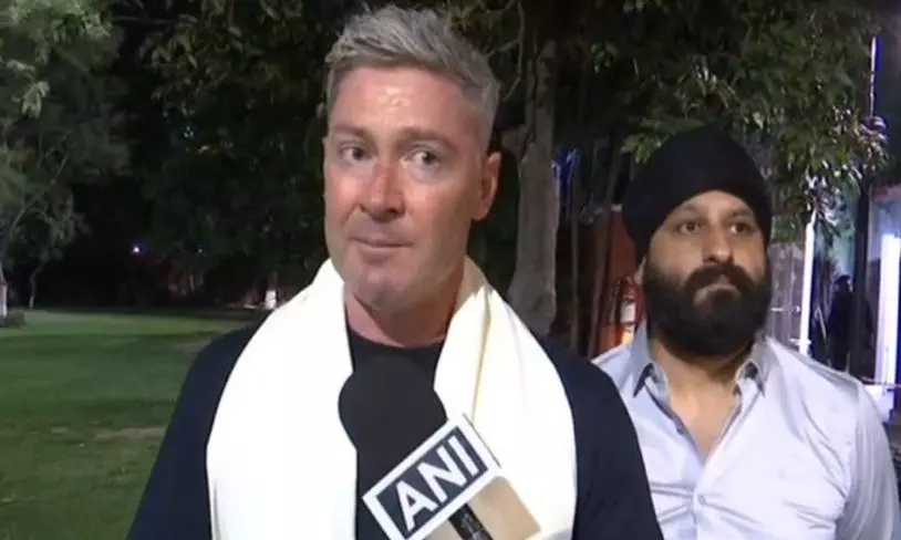 Michael Clarke meets Haryana CM, floats cricket academy idea Michael Clarke meets Haryana CM, floats cricket academy idea