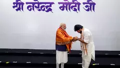 PM Narendra Modi with Pawan Kalyan