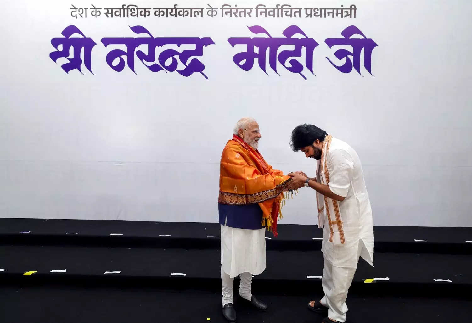PM Narendra Modi with Pawan Kalyan PM Narendra Modi with Pawan Kalyan
