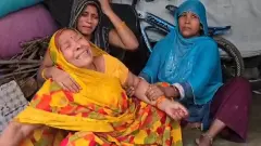 Grieving family members of the one of deceased sailors in the MT Settebello attack