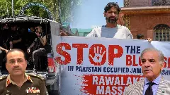 Protesters gather in Rawalakot, Pakistan-occupied Kashmir, demanding justice Protesters gather in Rawalakot, Pakistan-occupied Kashmir, demanding justice