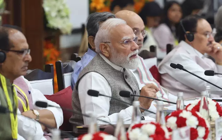 In a first, CMs of all 28 states attend Modi’s Niti Aayog meet In a first, CMs of all 28 states attend Modi’s Niti Aayog meet