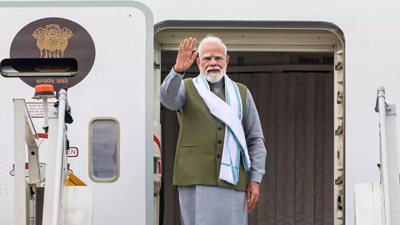 PM Modi leaves for visit to France and Slovakia