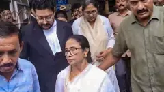 TMC chief Mamata Banerjee exits the Calcutta High Court