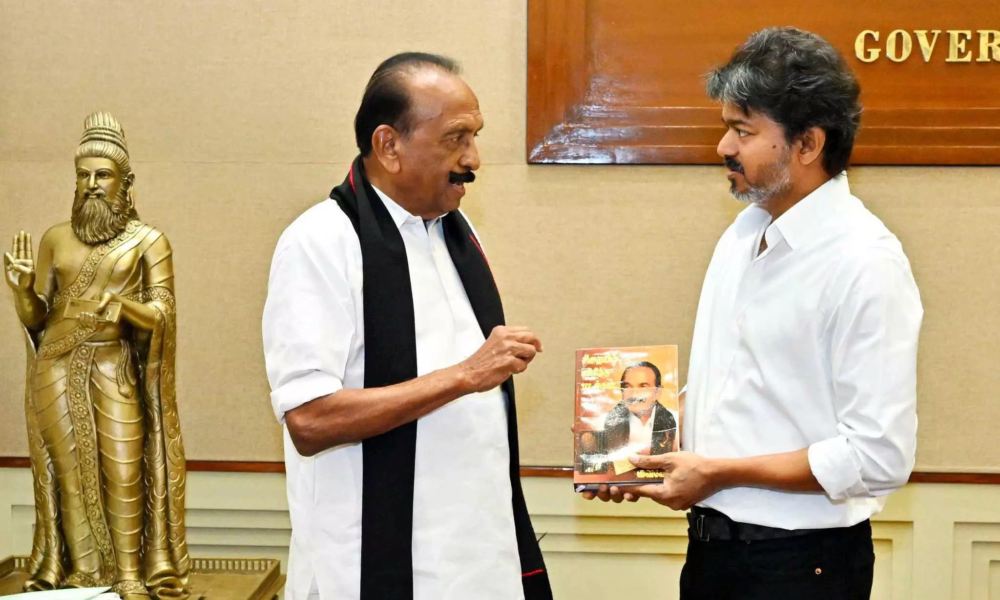 Vaiko CM Vijay Vaiko CM Vijay