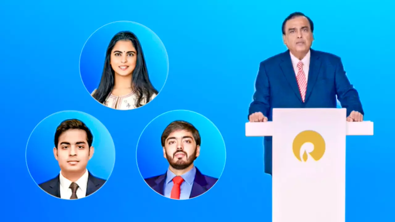 Mukesh Ambani, Isha, Anant, Akash