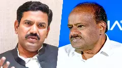 B Y Vijayendra and HD Kumaraswamy B Y Vijayendra and HD Kumaraswamy
