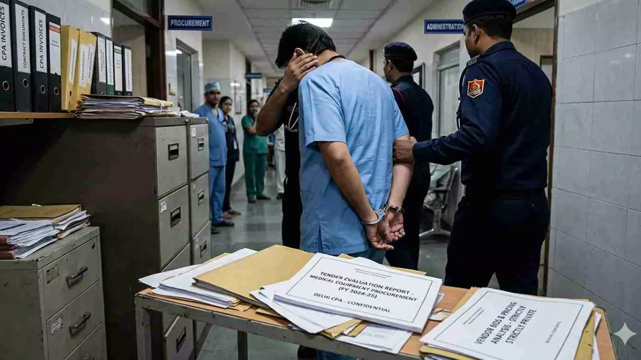 delhi medical supply procurement scam